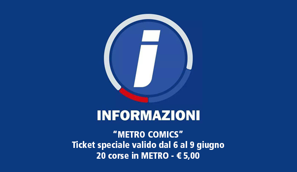 Metro Comics ticket speciale